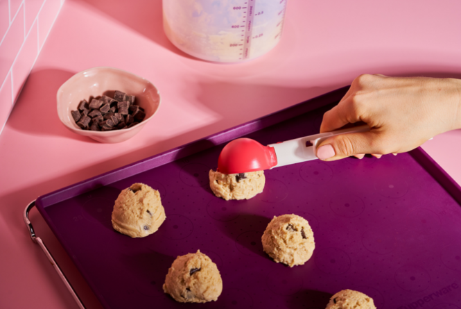 Tupperware Vegaaniset Suklaahippukeksit Vegane Cookies mit Chocolate Chunks | Tupperware Rezept